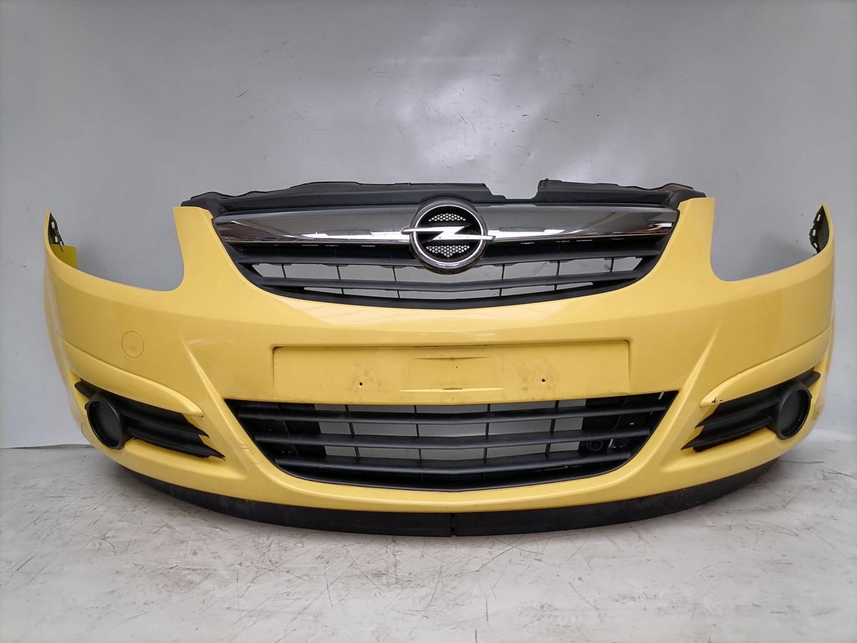 Opel Corsa D original Sto&szlig;stange Sossf&auml;nger vorn Z40Q Sunny Gelb Bj.2009